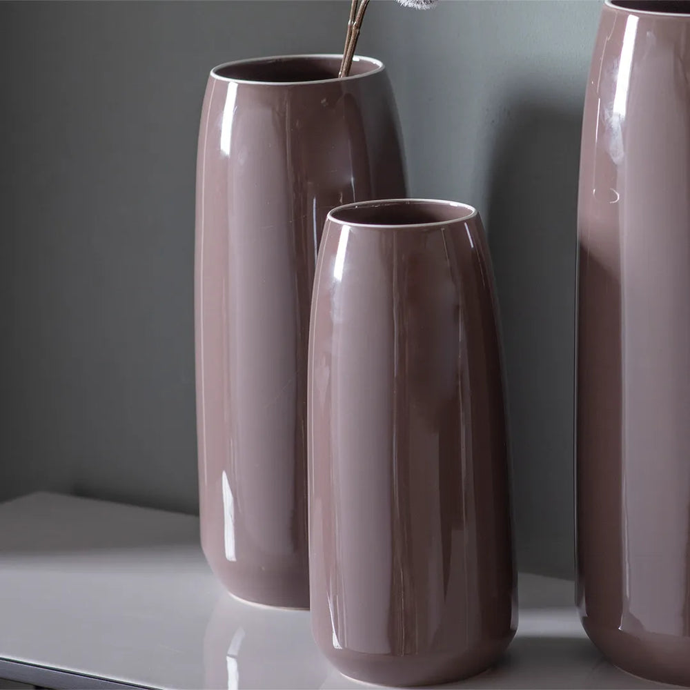 Brown Stoneware Vase - GLAL UK