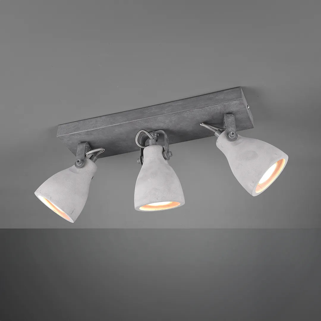 Concrete 3 Light Spotlight - GLAL UK