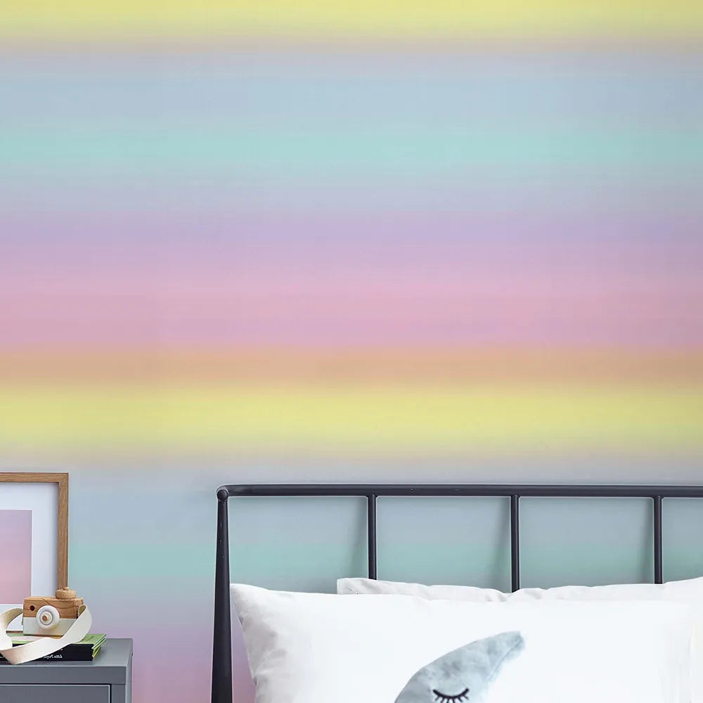 Next Rainbow Magical Ombre Wallpaper Sample - GLAL UK