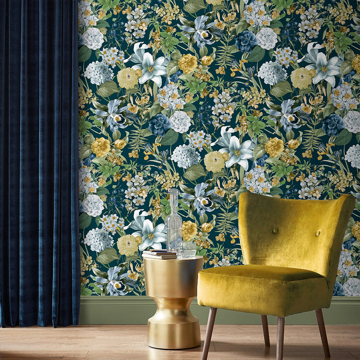Glasshouse Flora Wallpaper - GLAL UK