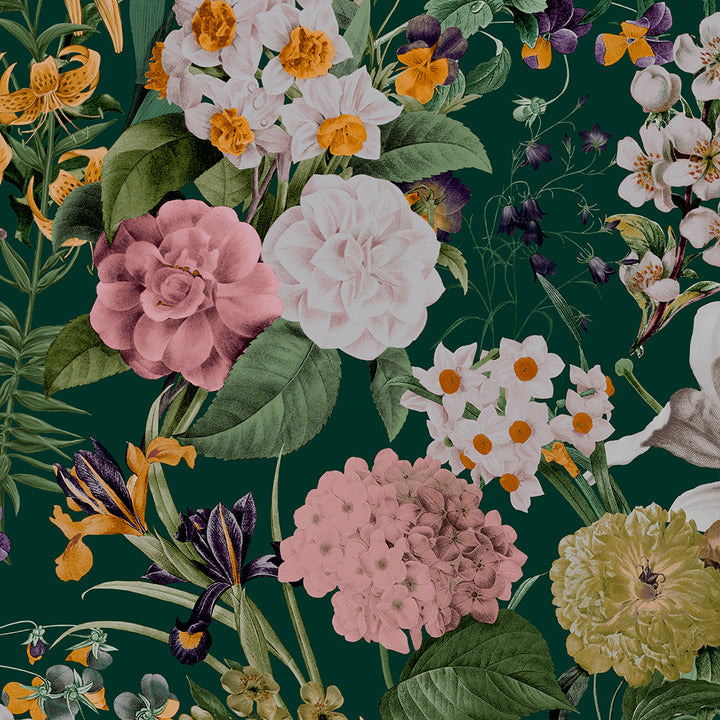 Glasshouse Flora Wallpaper - GLAL UK
