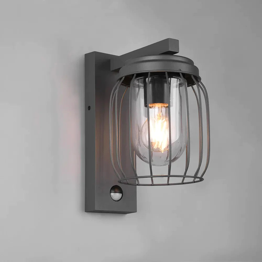 Tuela Outdoor Wall Light with PIR - GLAL UK