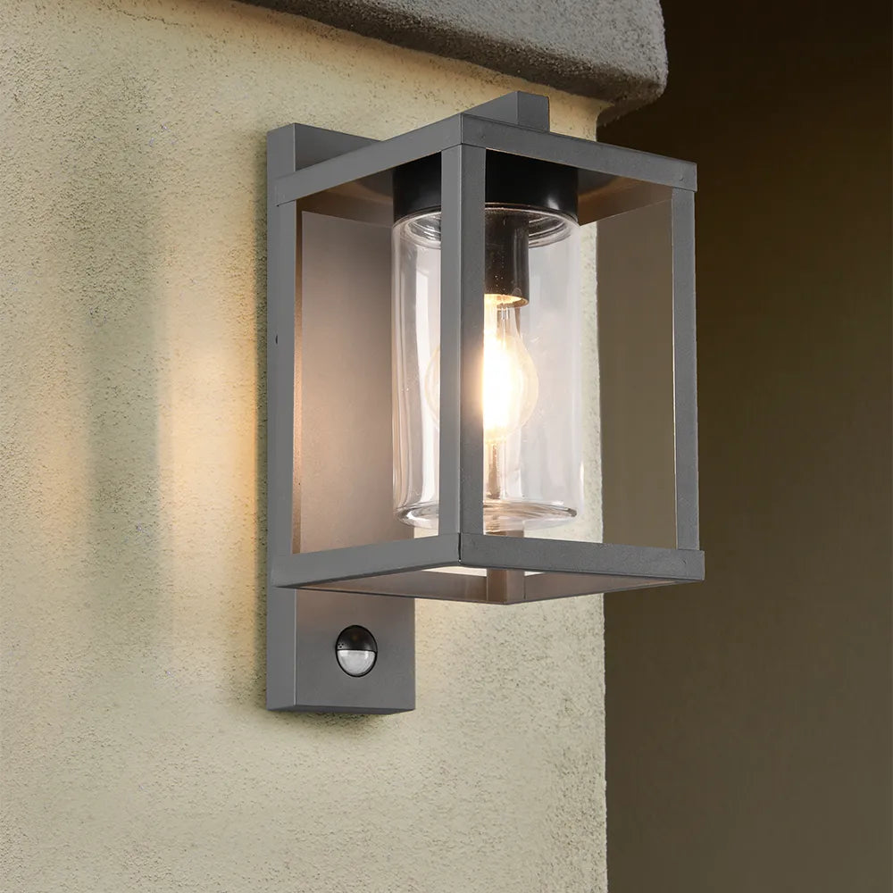 Lunga PIR Sensor Outdoor Wall Light