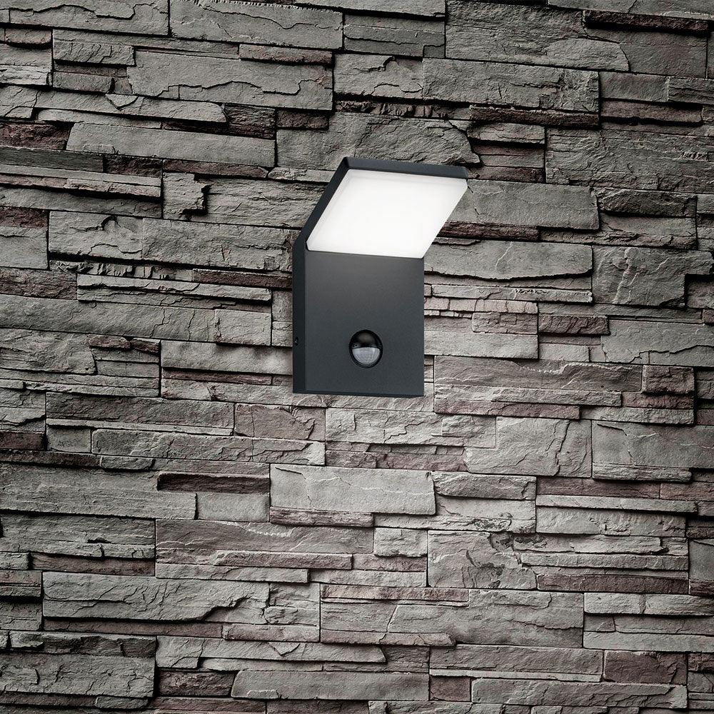 Pearl Angled LED Outside Security Light with PIR