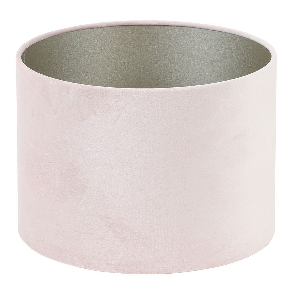 Velours Light Pink Cylinder Shade - GLAL UK