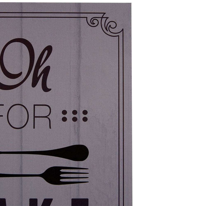 'Oh For Fork Sake' Wall Sign