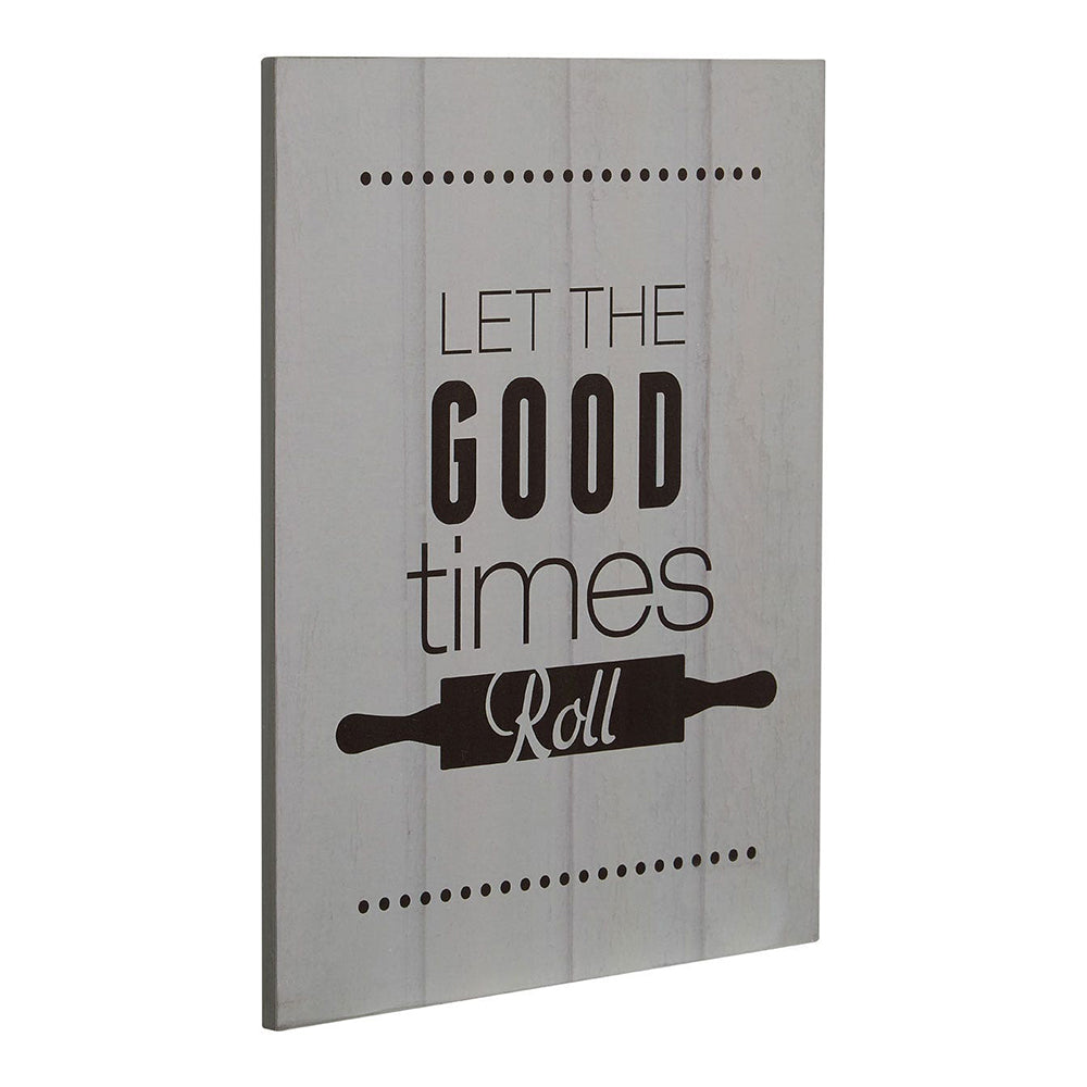 'Let The Good Times Roll' Wall Plaque - GLAL UK