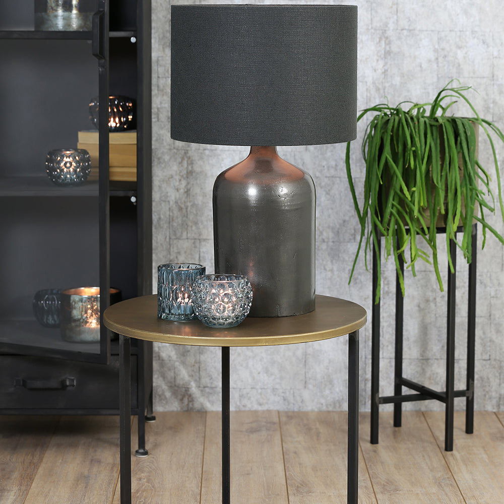 Tortula Bronze Side Table