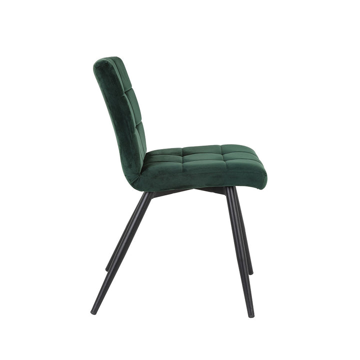 Olive Velvet Dining Chair - GLAL UK