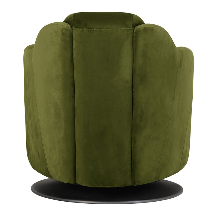 EX DISPLAY - Zurich Velvet Green Chair