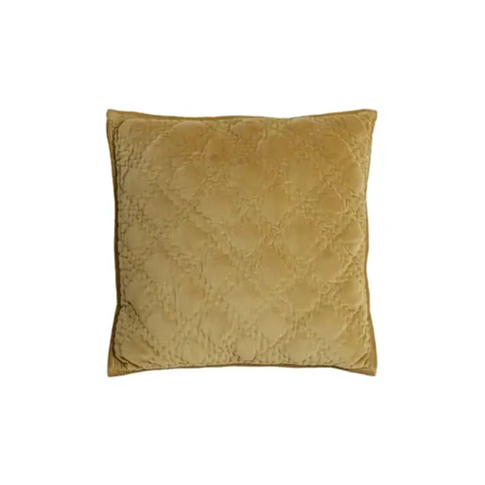 Diamond Gold Velvet Pillow