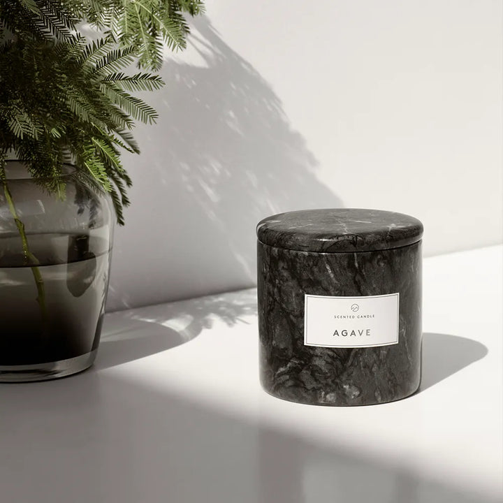 Marble Agave Scented Candle