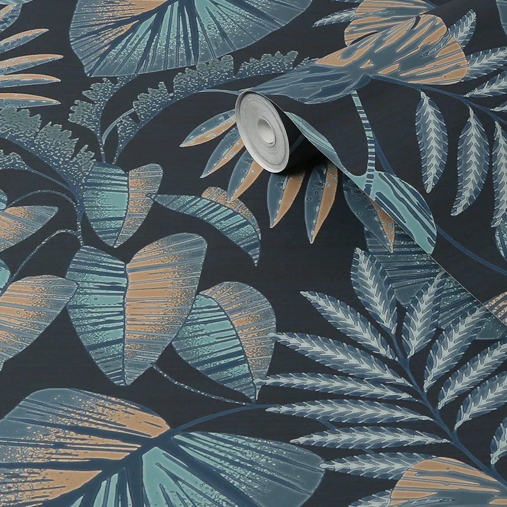 Next Jungle Leaves Wallpaper