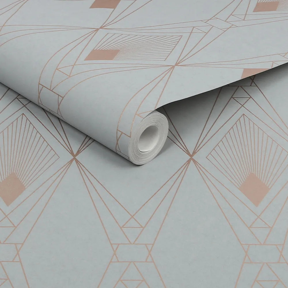 Next Deco Geometric Wallpaper - GLAL UK