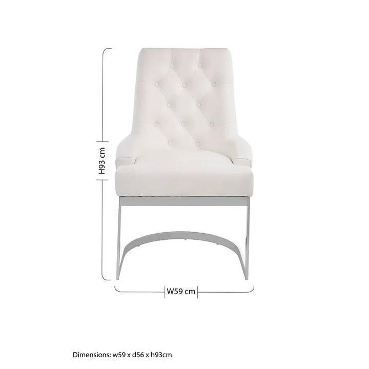 Valle Ivory Dining Chair