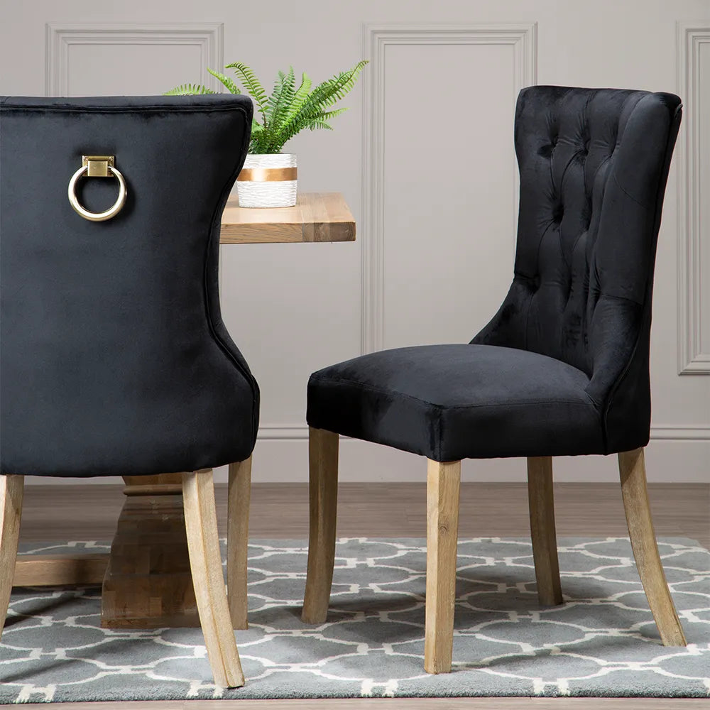 Fabiana Townhouse Buttoned Dining Chair - GLAL UK