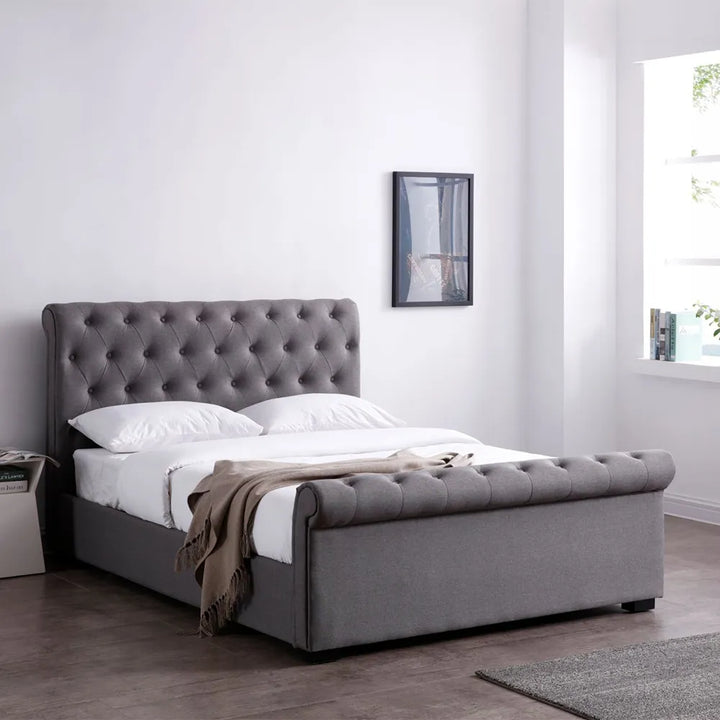 Nelle Scroll Bed - GLAL UK